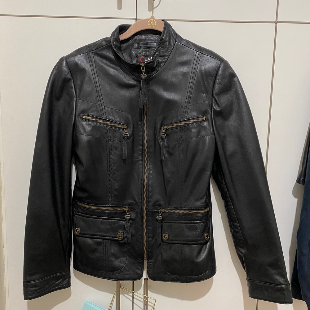 Authentic leather jacket from Europe